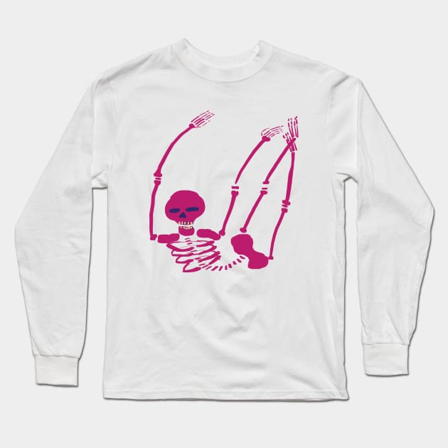 skeleton Long Sleeve T-Shirt by anthro